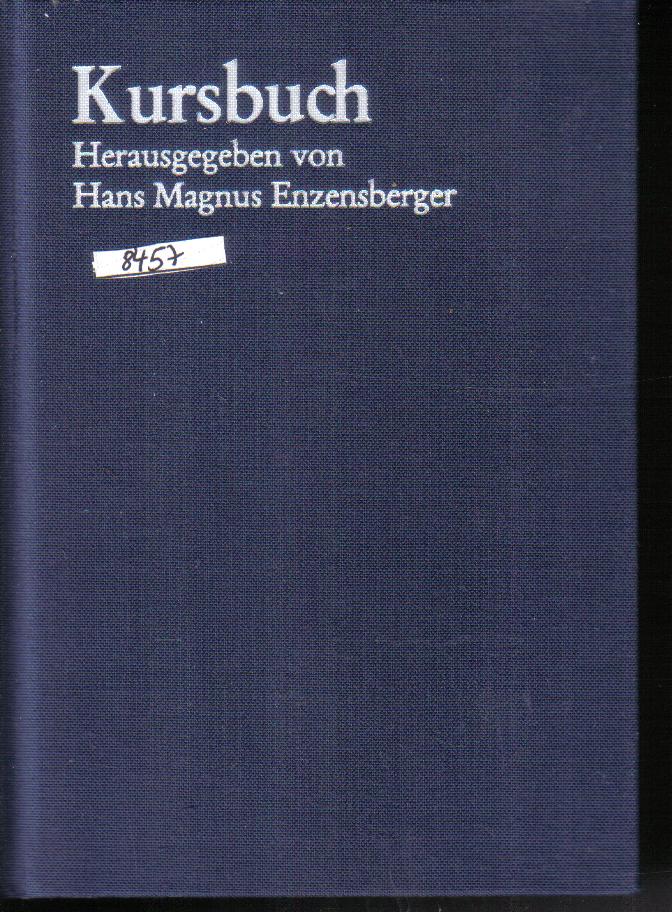 Kursbuch  Band II 1968-1970  herausgegeben von Hans Magnus Enzenberger