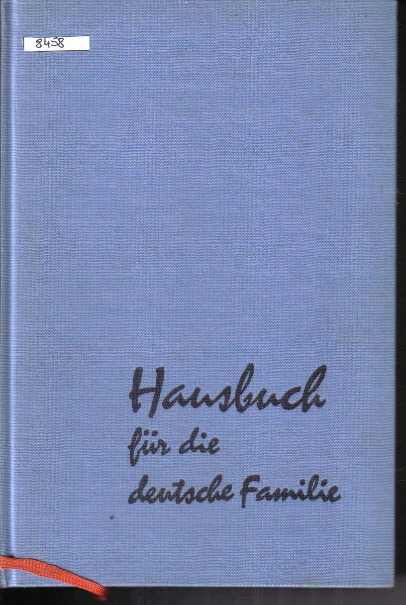 Hausbuch fuer die deutsche Familie,,Verlag fuer Standesamtswesen GmbH