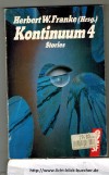 Kontinuum 4 Stories Herbert W. Franke ( Hrsg)