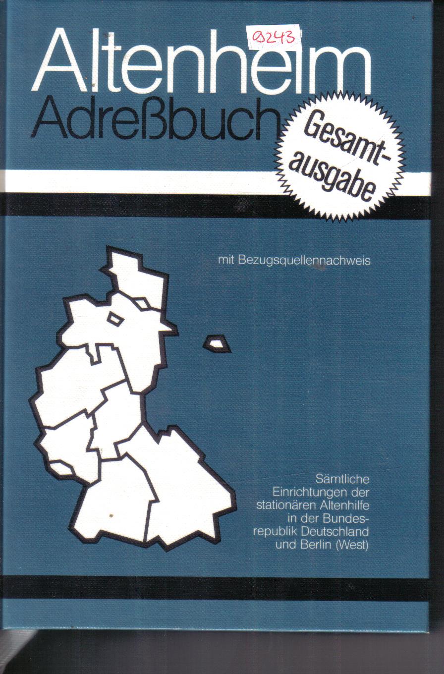 Altenheim Adressbuch8. Ausgabe