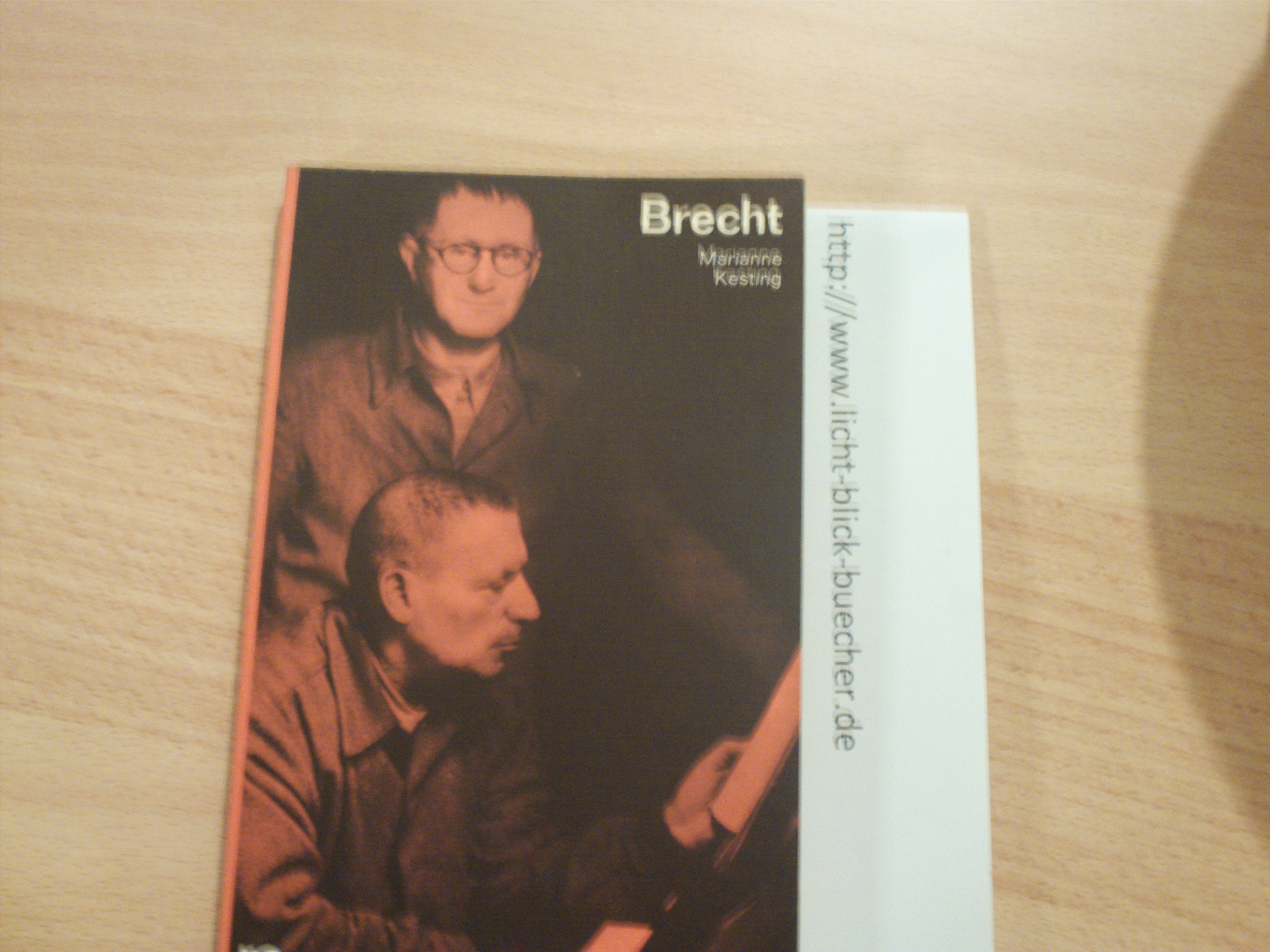 Bertolt  Brecht in Selbstzeugnissen und Bilddokumentendargestellt von Marianne Kesting